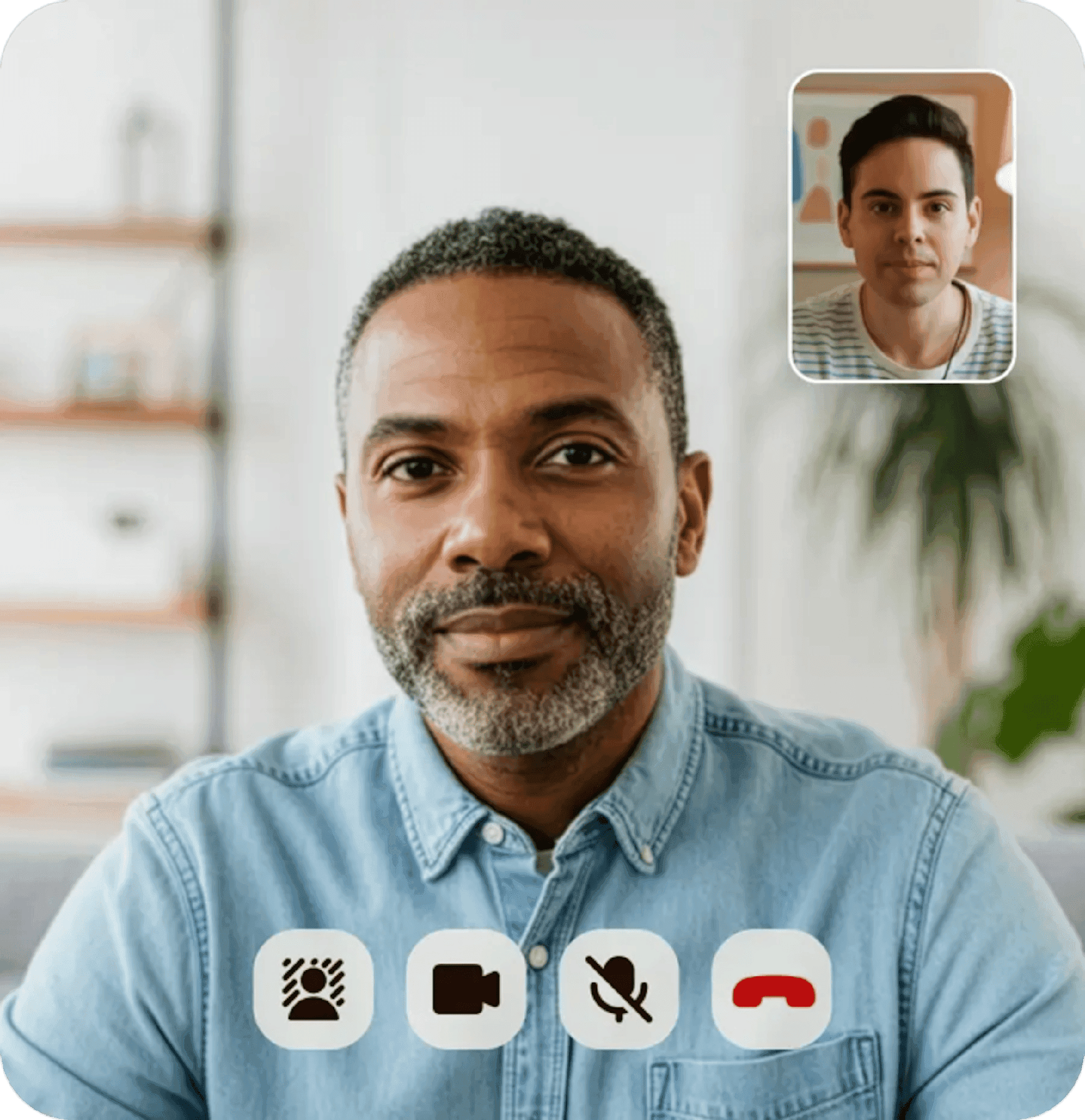 A video session with a counsellor, warm and human